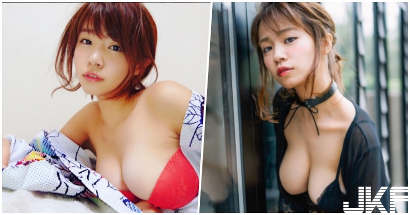 菜乃花PO「日光浴曬奶照」，夾腿坐姿好邪惡，I級美乳快要看光！